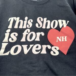 Niall Horan 2024 Concert The Show Tour Pullover Crewneck Sweatshirt Black Large